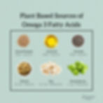 Plant based sources of omega-3 fatty acids