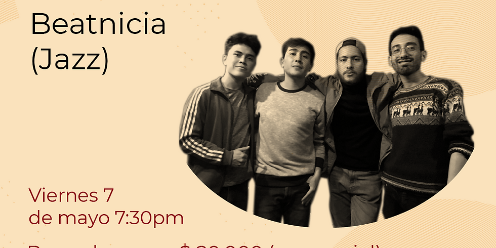 Presencial: Beatnicia vivo en el Festival de Blues & Jazz Libélula Dorada 2021|
