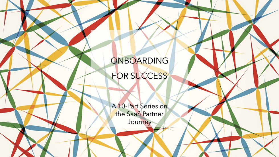 Onboarding for Success: Accelerating SaaS Partner Time-to-Value