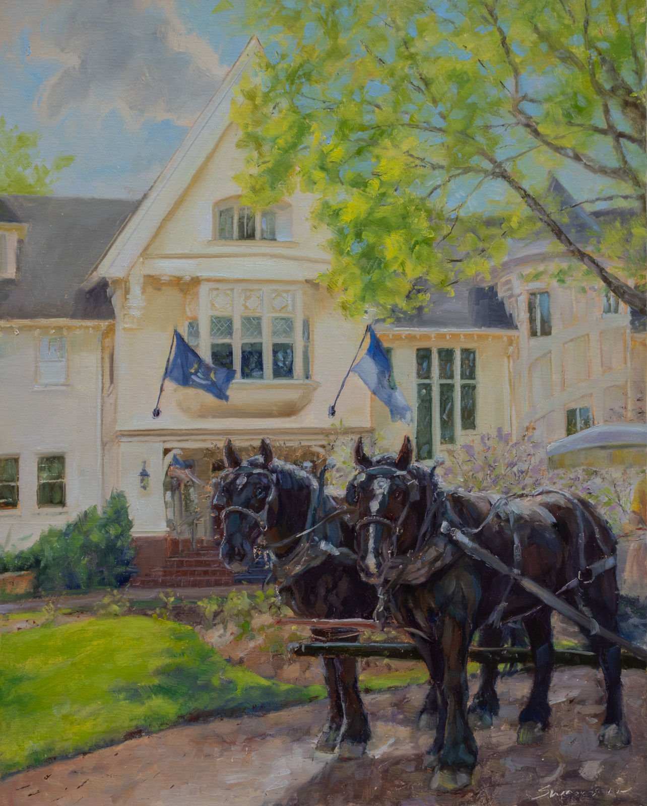 Horses at The Inn at Stonecliffe