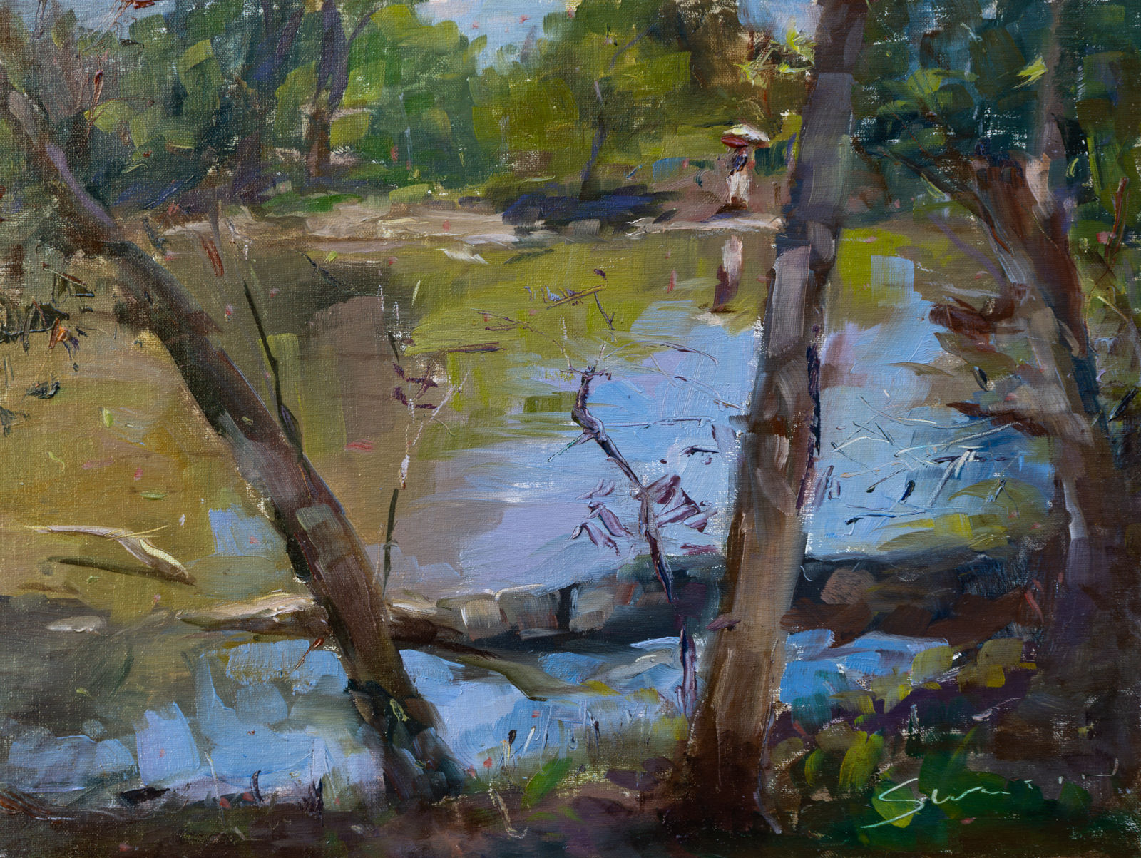 Lady in the Landscape Plein Air