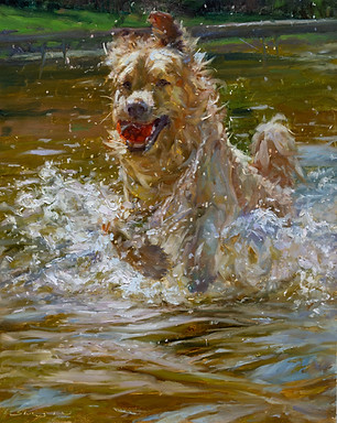 Fools Rush In 24x18 oil $4200