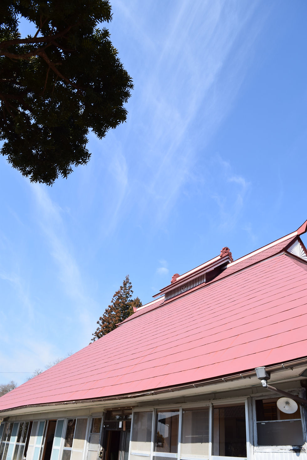 見上げる青空