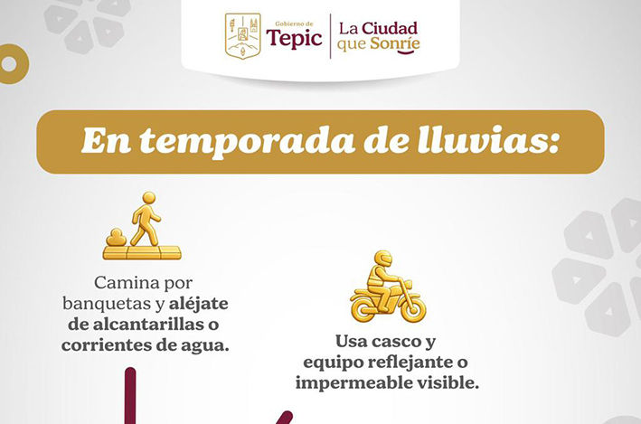 Recuerda cuidarte en esta temporada de lluvias