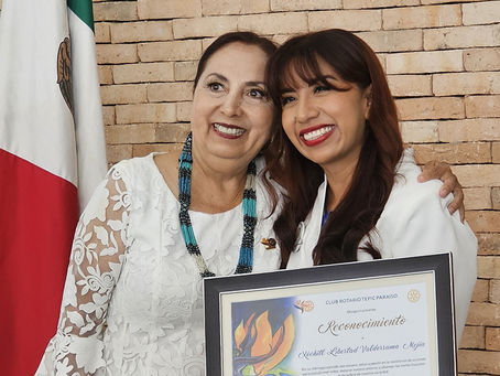 Xóchitl Mejía concluye como presidenta del Club Rotario Tepic Paraíso