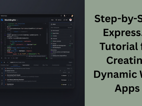 Step-by-Step Express.js Tutorial for Creating Dynamic Web Apps