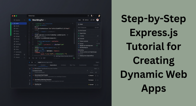 Step-by-Step Express.js Tutorial for Creating Dynamic Web Apps