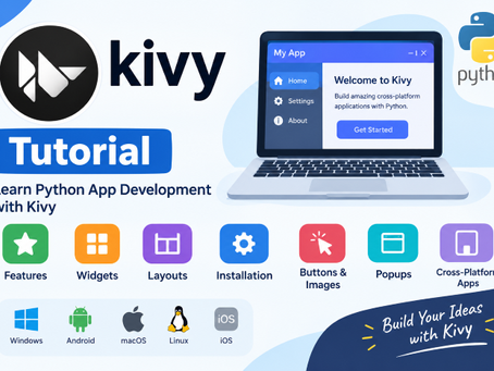 Kivy Tutorial: Learn Widgets, Layouts, Features, and Python App Development