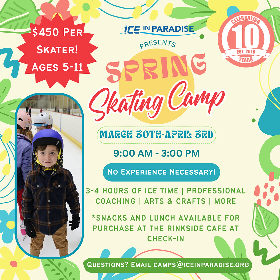 Spring Break Skating Camp 2026