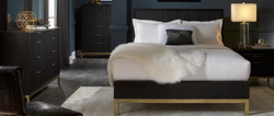Black on Gold Bedroom_