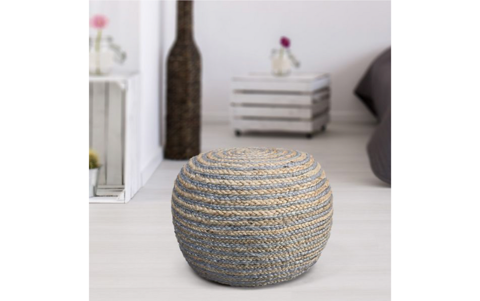 Thumbnail: NATURAL GRAY POUF