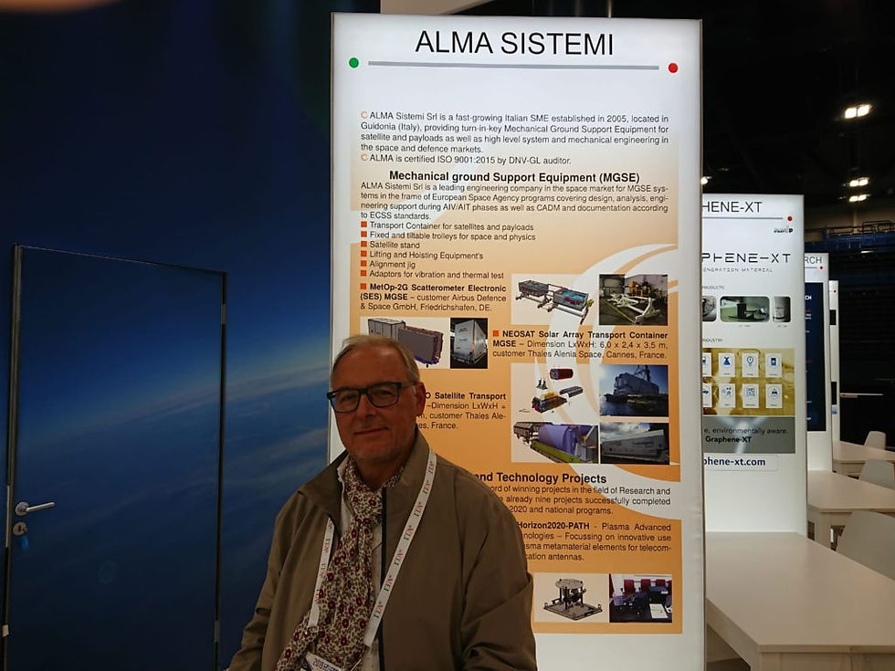 Alessio-Di-Iorio-Alma-Sistemi-CEO-at-SpaceCOM-2019-Houston-Texas-USA