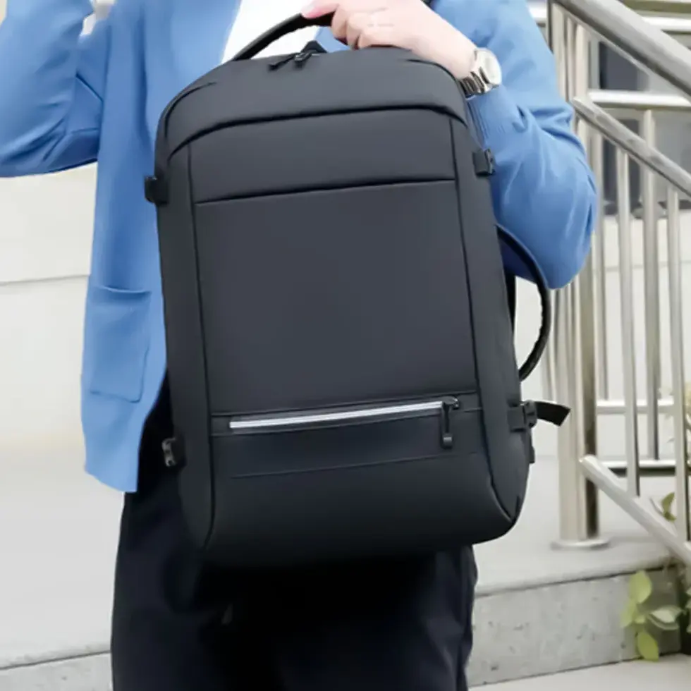 Thumbnail: Rahala RAL-5302 Laptop Backpack - Black