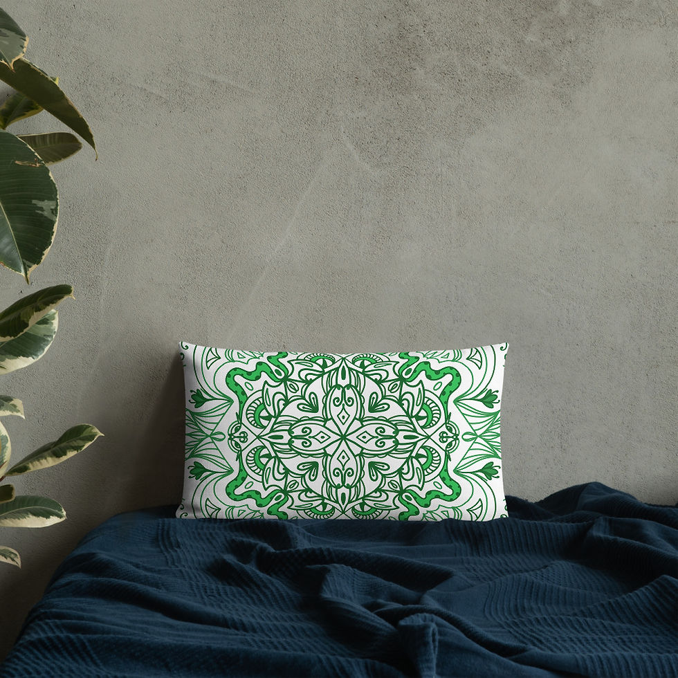 Thumbnail: Green Snake - Premium Pillow