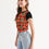 Thumbnail: Twist Checkers Women's All-Over Print Tee