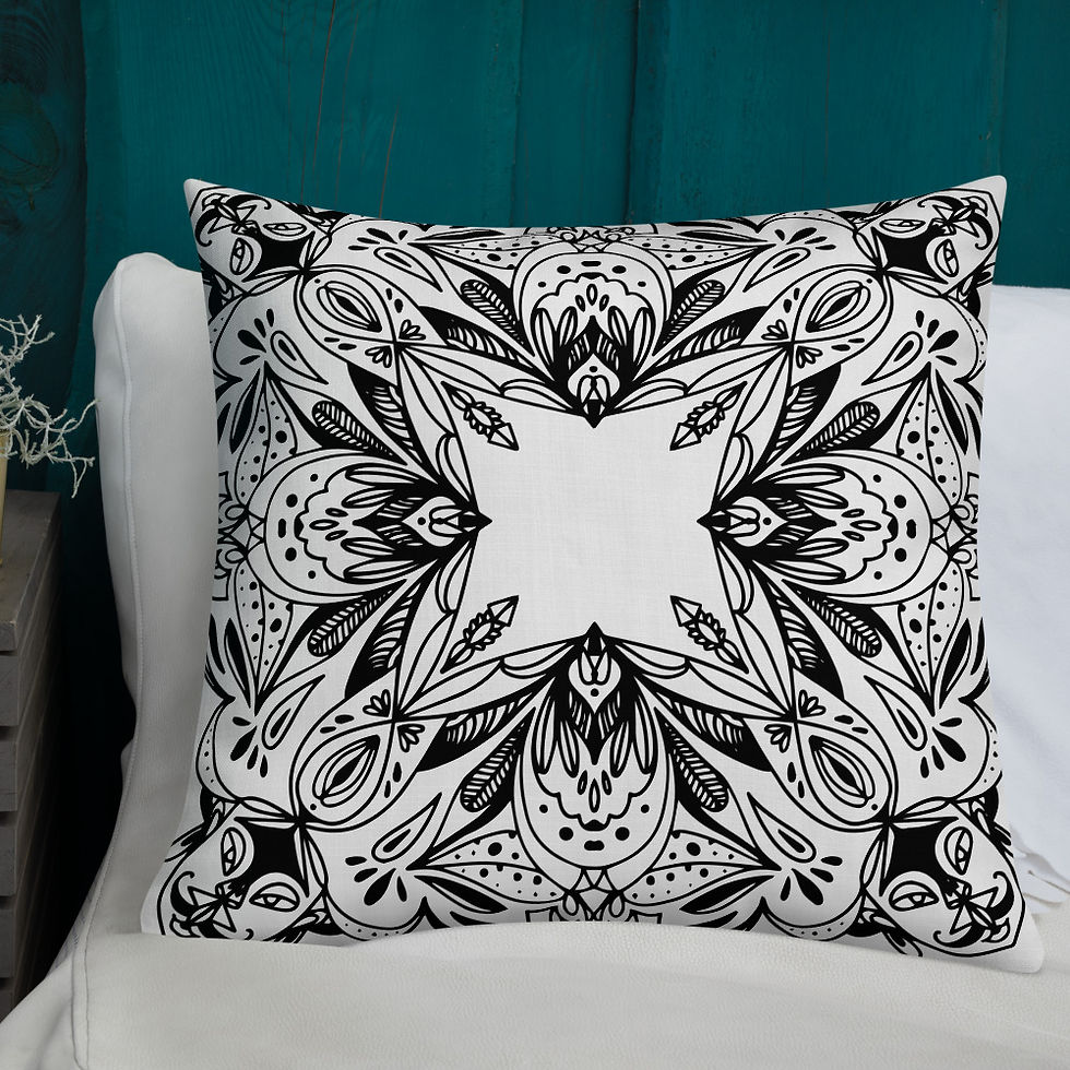 Thumbnail: Man with a horn - Premium Pillow