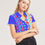 Thumbnail: Tribal Floral Women's All-Over Print Short Sleeve Button Up