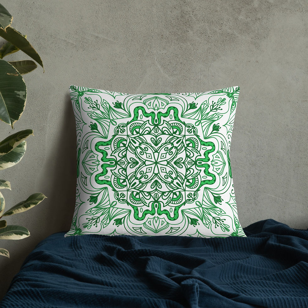 Thumbnail: Green Snake - Premium Pillow