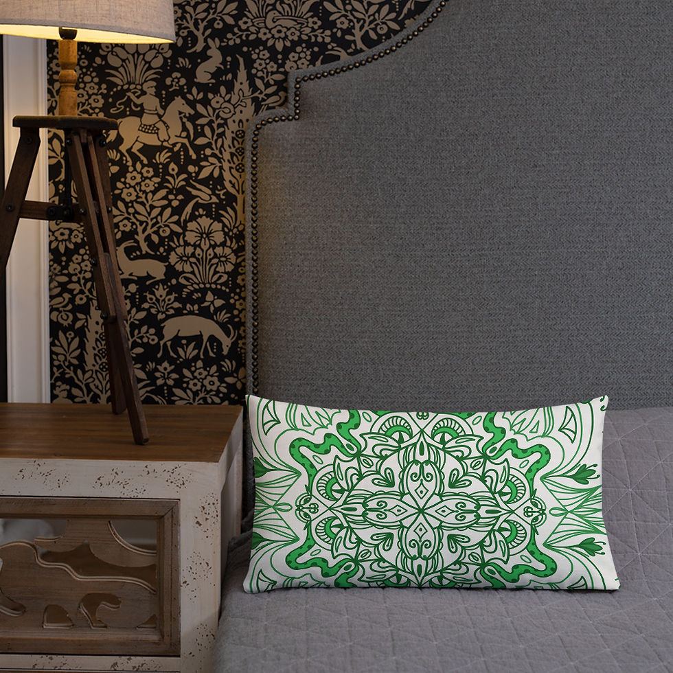 Thumbnail: Green Snake - Premium Pillow