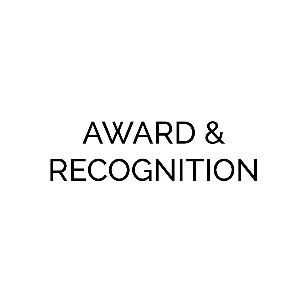 Award and Recognition