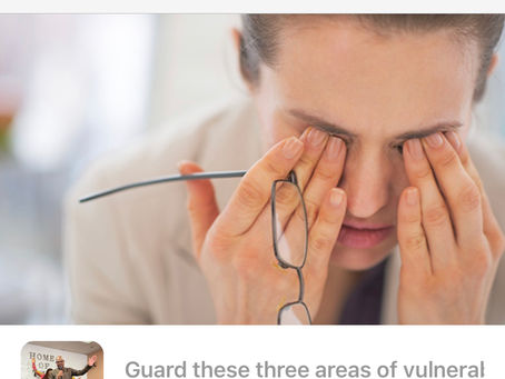 Guard these three areas of vulnerability