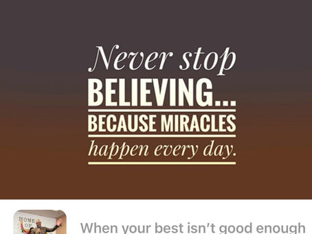 When your best isn't good enough
