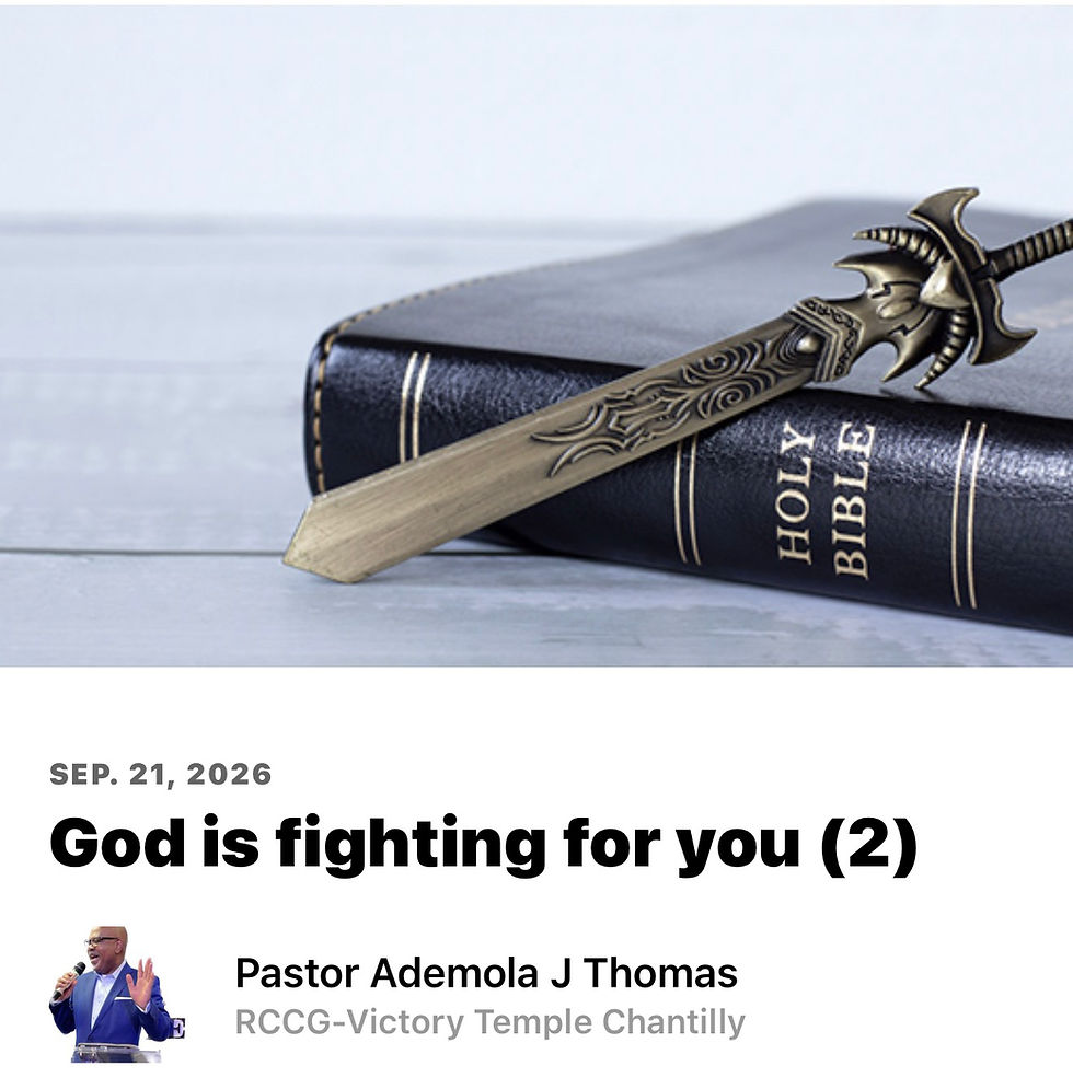 God Is Fighting For You.