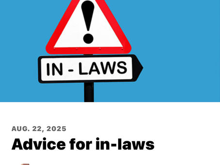 Advice for the in-laws