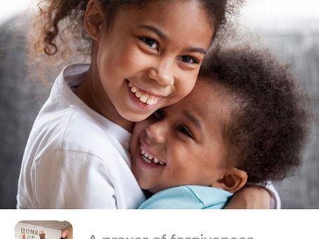 A prayer of forgiveness