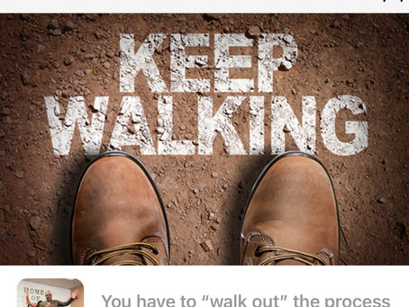 You have to "walk out" the process
