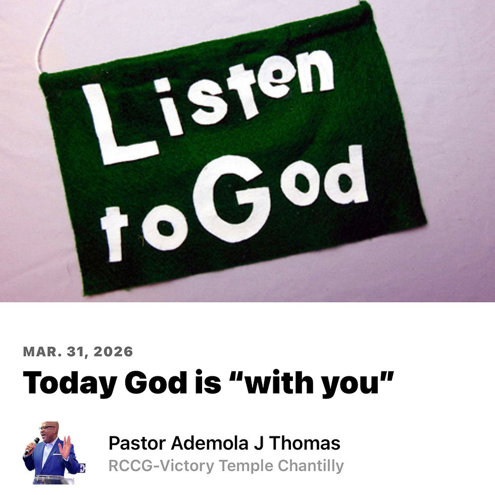 Today God is “with you”.