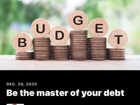 Be the master of your debt.