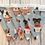 Thumbnail: Grey Latte Dog Print Mini Bunting
