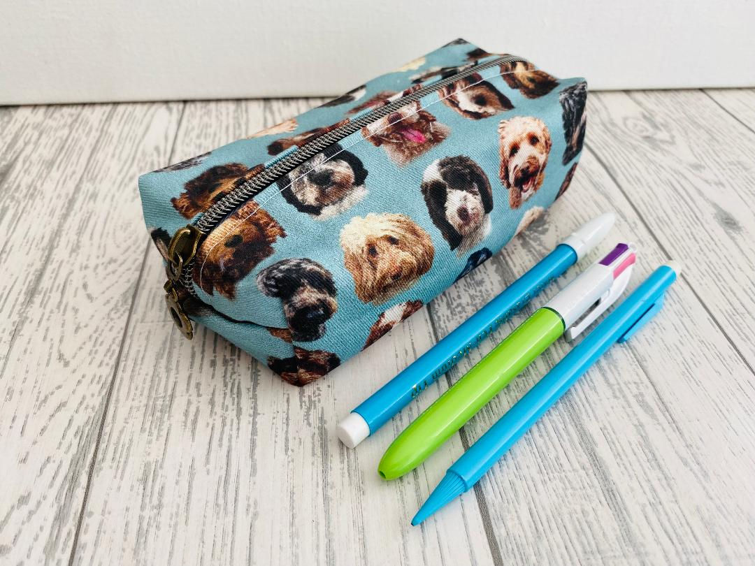 Doodle Dog / Cockapoo Pencil Case / Make Up Bag.