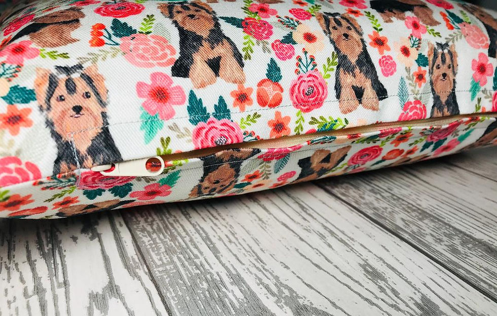 Thumbnail: Yorkshire Terrier Dog Print Cushion Cover