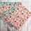 Thumbnail: Pink Tibetan Terrier Dog Print Fabric Table Mats