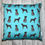 Thumbnail: German Shorthaired Pointer Blue Cushion Cover