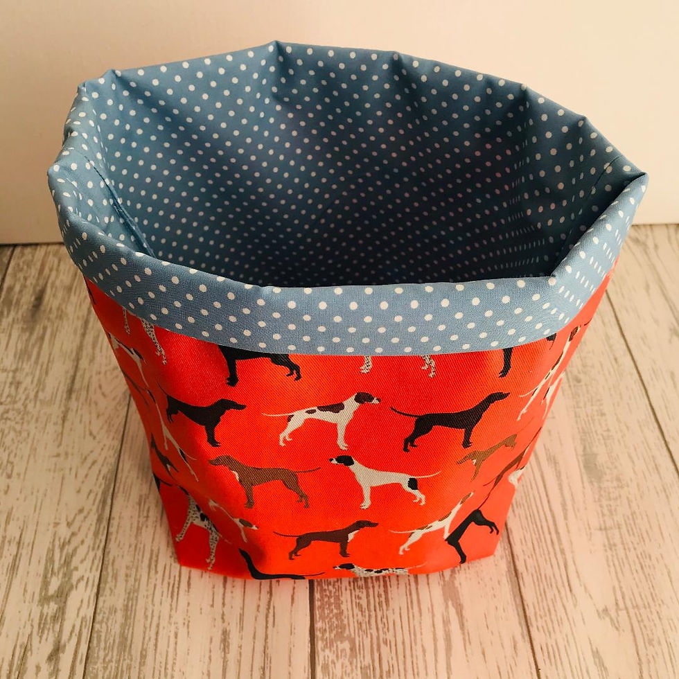 Thumbnail: Orange Pointer Storage Basket