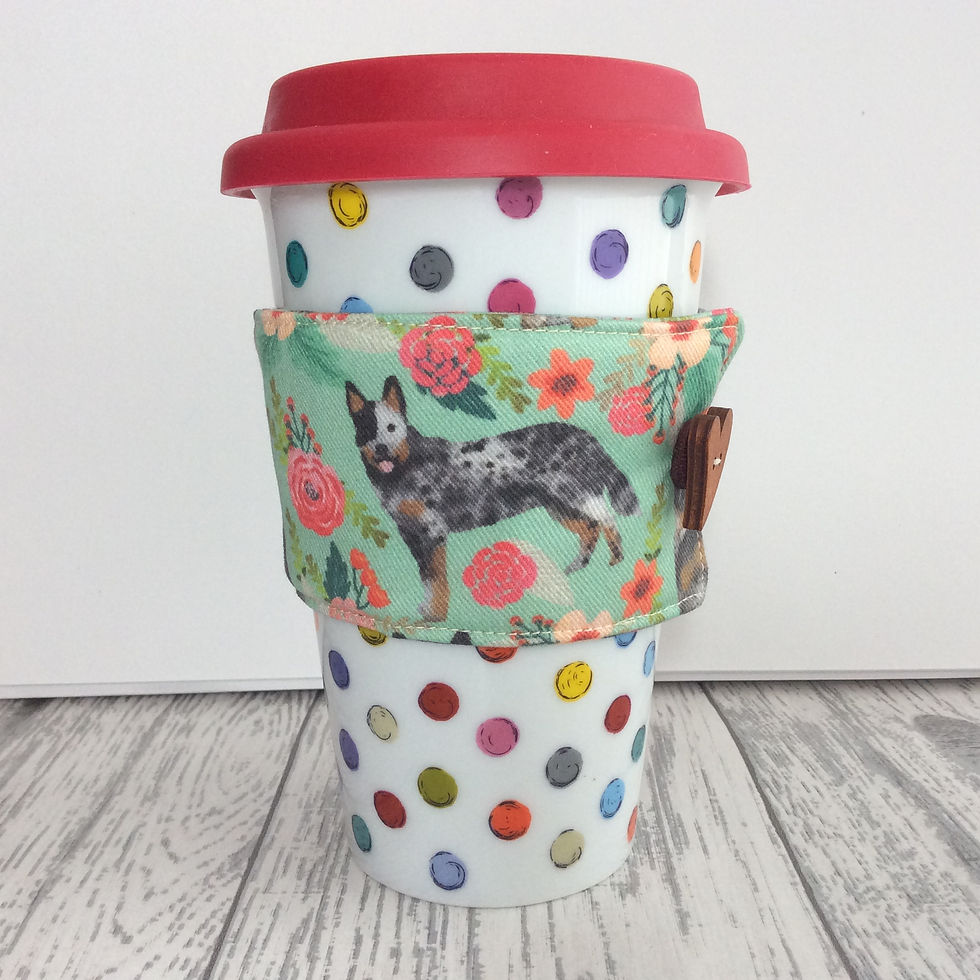 Thumbnail: Australian Cattle Dog Print Cup Cozy