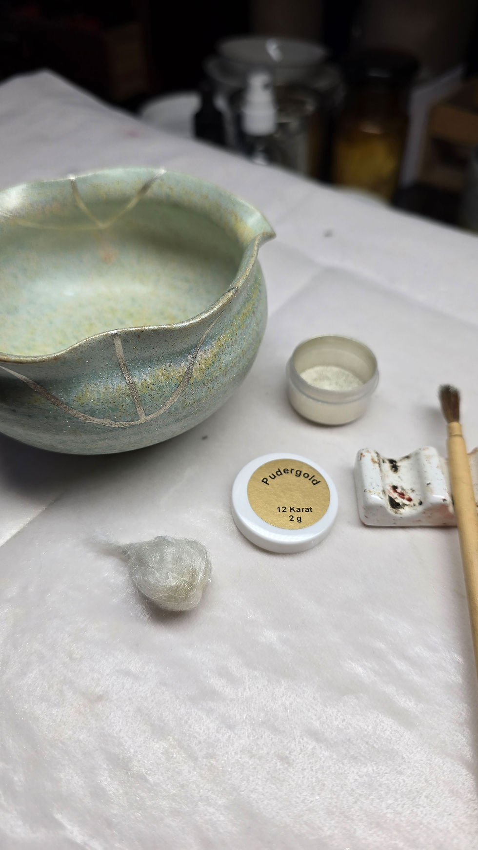 Thumbnail: Kintsugi Yuzamashi HARU NO TSUKI 3 - はるのつき III von Michiko Shida