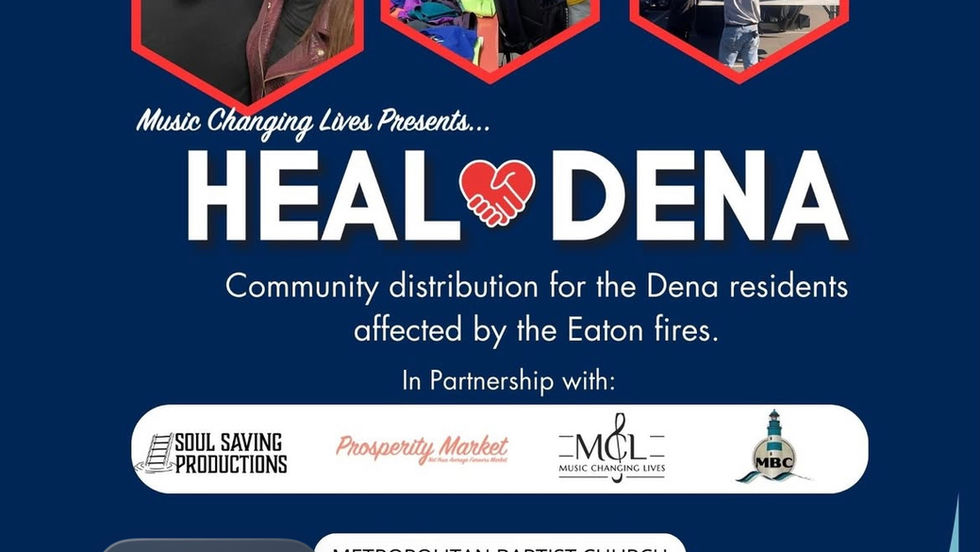 Metropolitan Baptist Church/ Music Changing Lives food/clothing drive