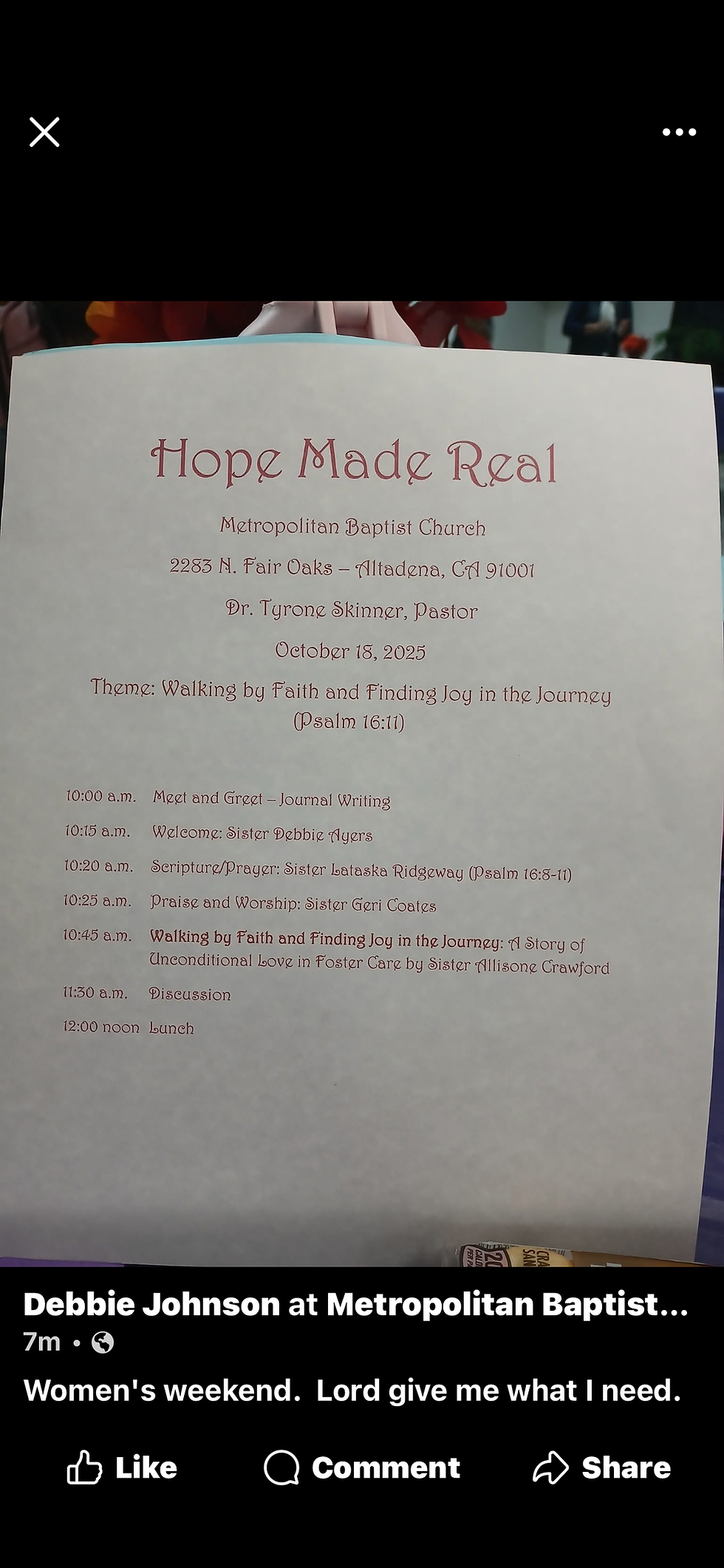 Hope Made Real