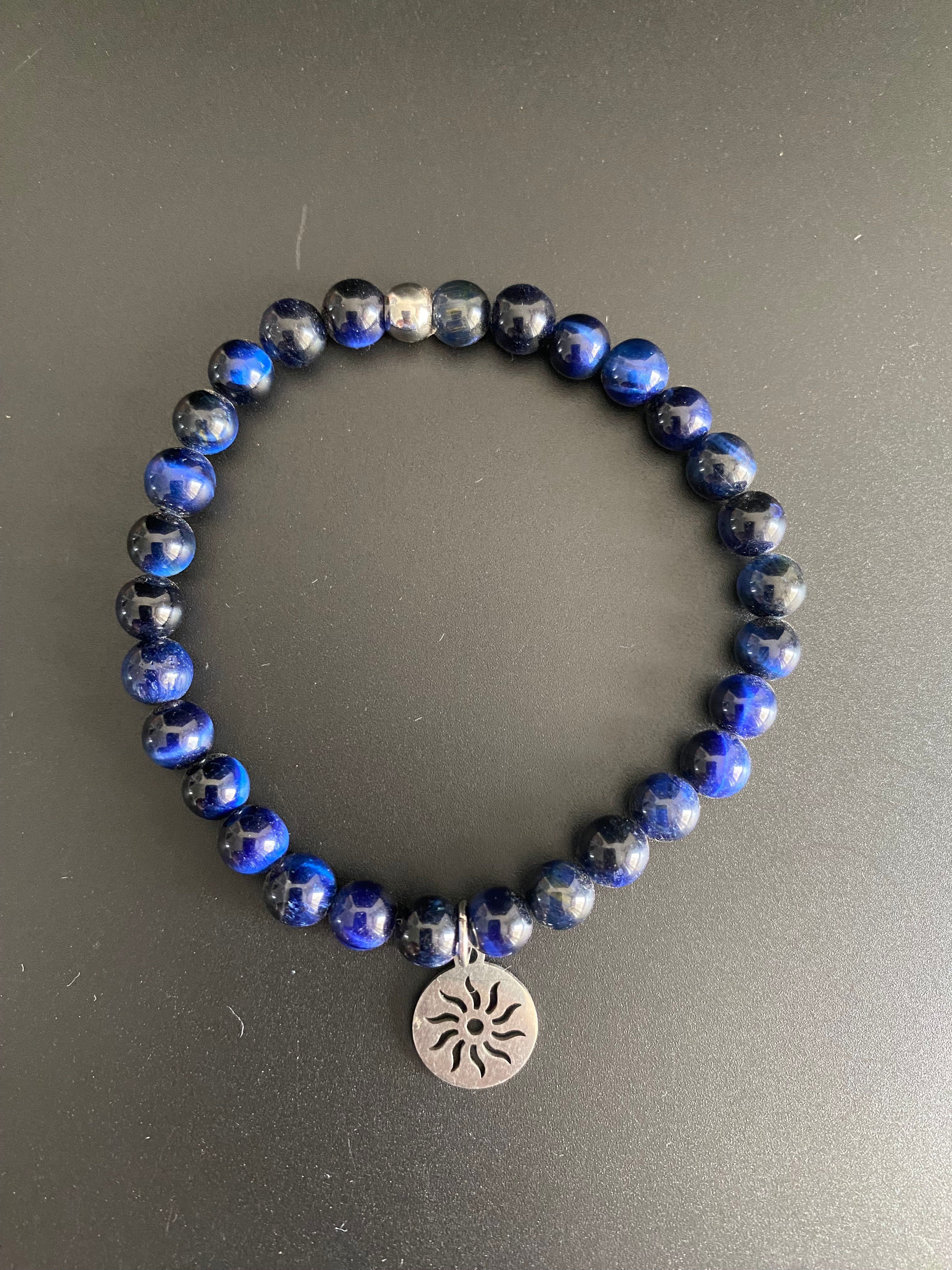 BRACELET 6MM en Œil de Faucon