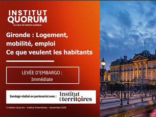 Baromètre : Logement, emplois et mobilités pour Insitut Enterritoires