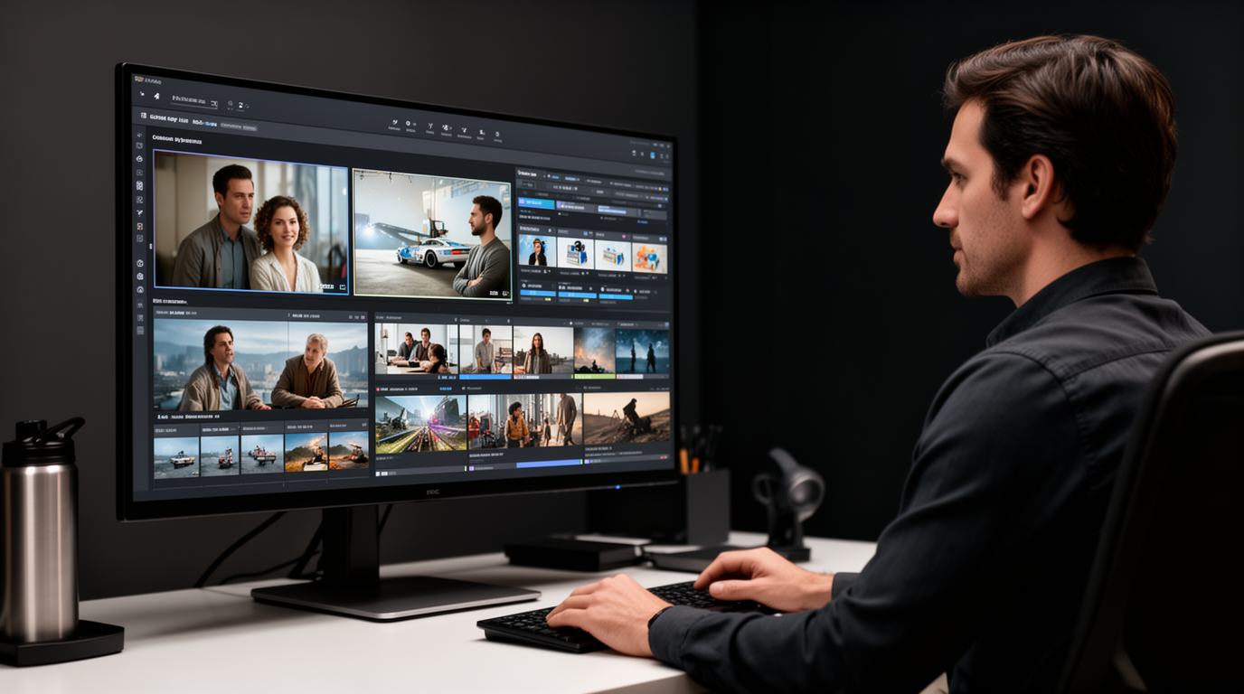 AI video production agency workflow for cinematic commercial video creation