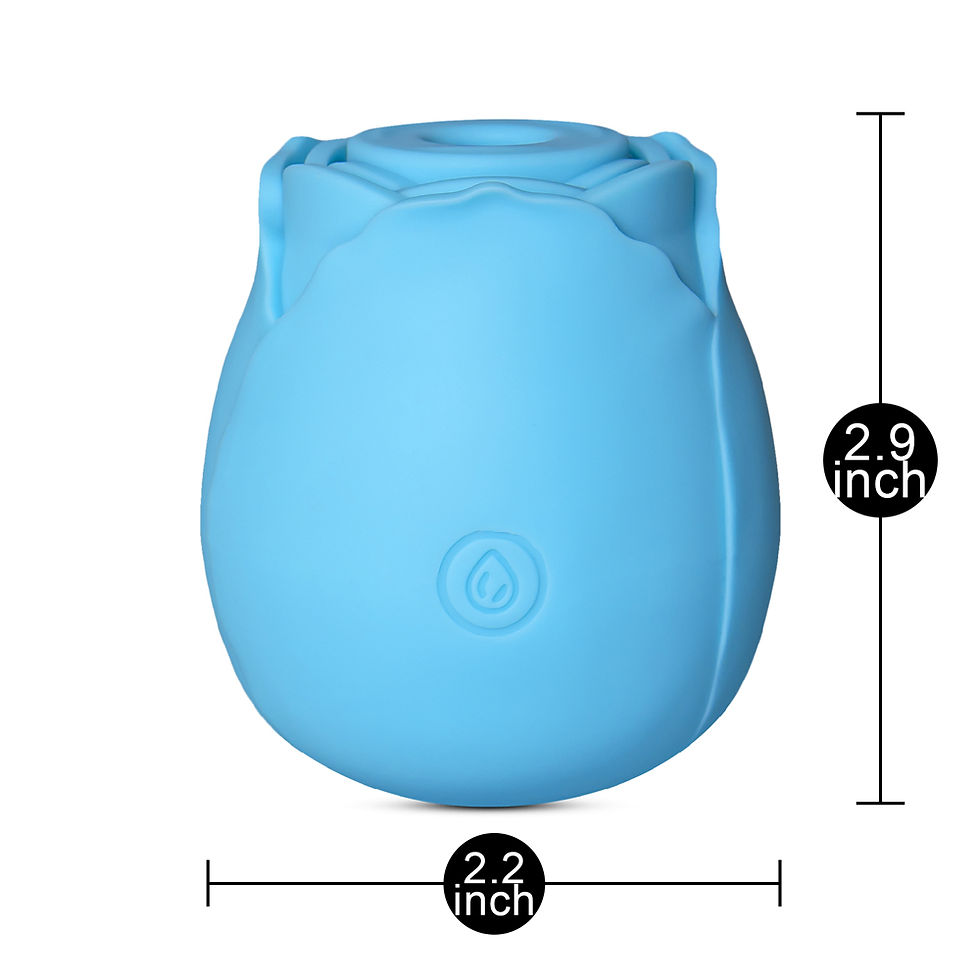 Thumbnail: Azure Rose 10-Function Rechargeable Silicone Stimulator