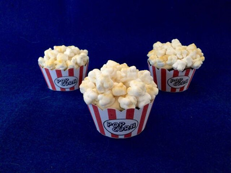 Mark it with an E: Popcorn Cupcakes