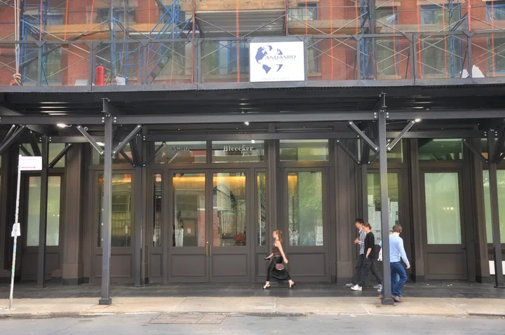 View 2 of the installation at 36 Bleecker Street