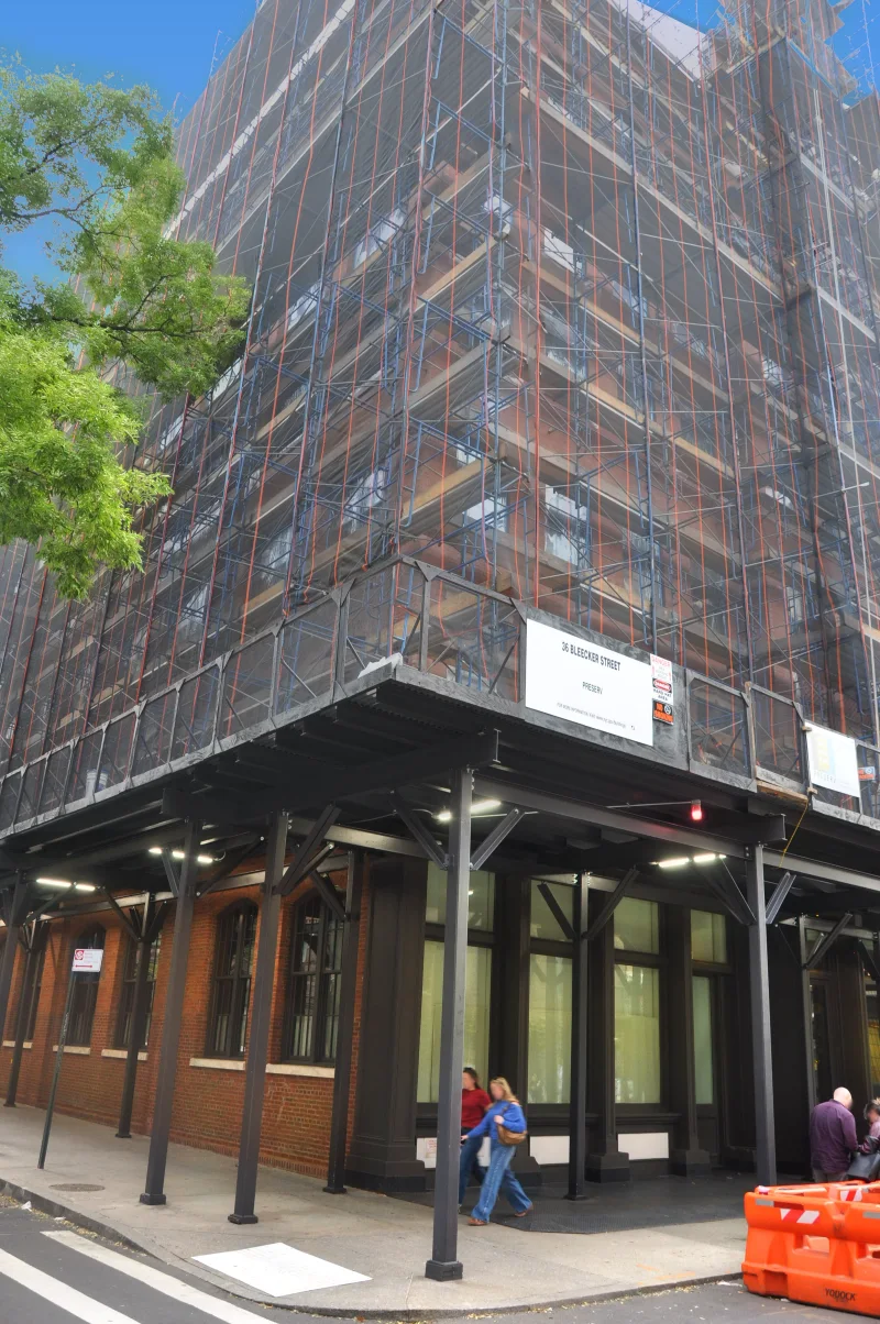 View 6 of the installation at 36 Bleecker Street