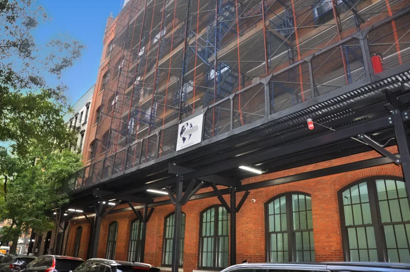 View 9 of the installation at 36 Bleecker Street